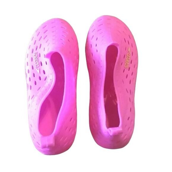 Speedo Kids Toddler Water Shoes Pink Slip-On Size 11-12 - Picture 7 of 10